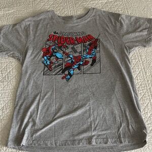 Marvel Spider-Man Gray and Red  T-Shirt